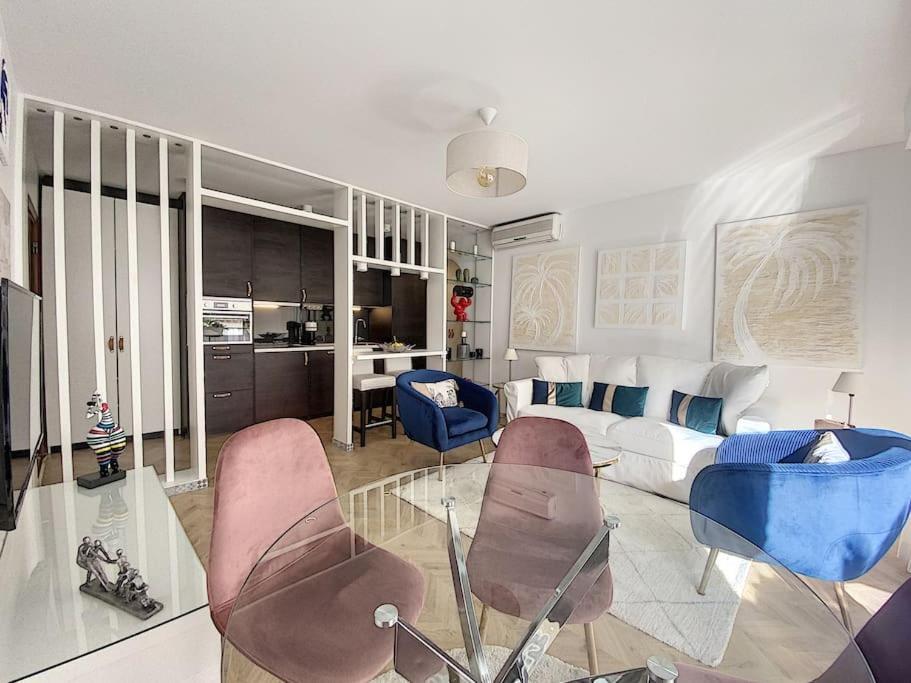Appartement Style Architecte Proche De La Plage Cannes Exteriör bild
